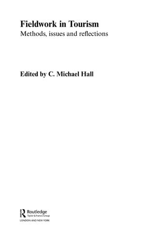 Fieldwork in tourism