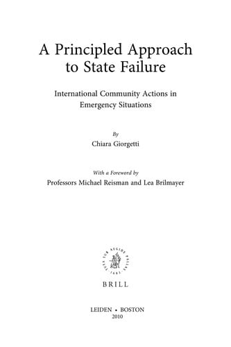 A principled approach to state failure