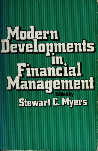 Modern developments in financial management