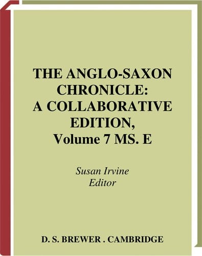 The Anglo-Saxon chronicle