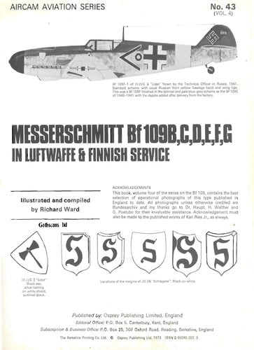 Messerschmitt Bf 109B, C, D, E, F, G