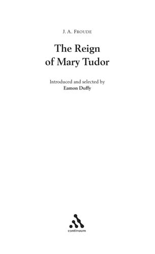 The reign of Mary Tudor
