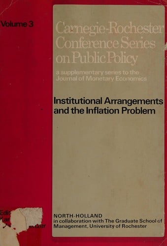 Institutional arrangements and the inflation problem