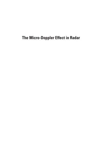 The micro-doppler effect in radar
