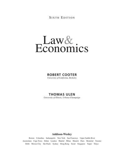 Law & economics