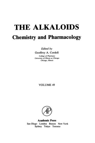 The Alkaloids
