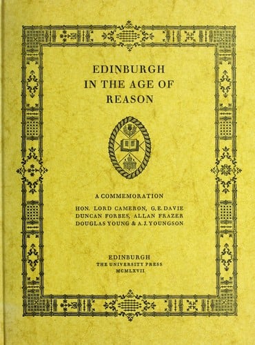 Edinburgh in the age of reason