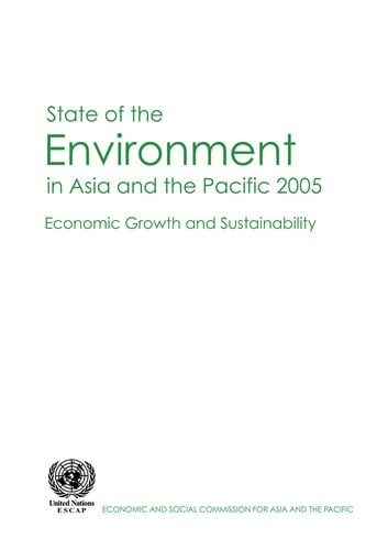 State of the environment in Asia and the Pacific, 2005