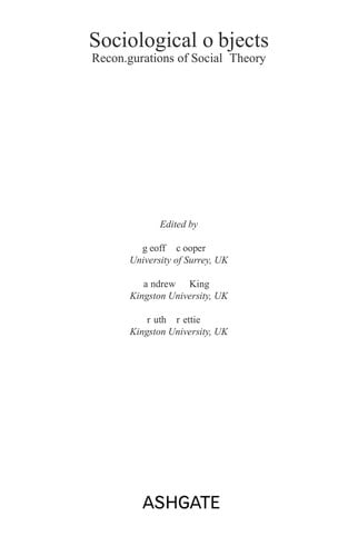 Sociological objects