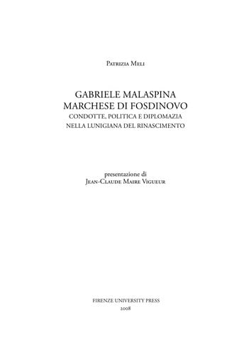 Gabriele Malaspina marchese di Fosdinovo