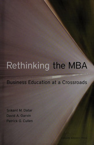 Rethinking the MBA