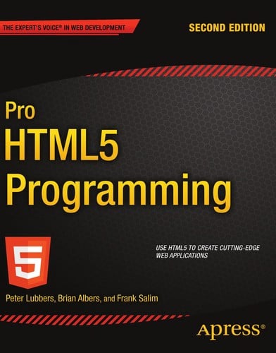 Pro HTML5 programming