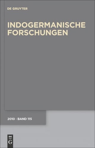 Indogermanische Forschungen