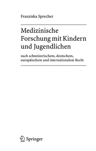 Medizinische Forschung mit Kindern und Jugendlichen