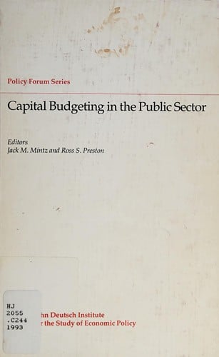 Capital budgeting in the public sector