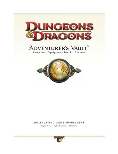 Adventurer's vault