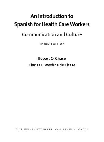 An introduction to Spanish for health care workers