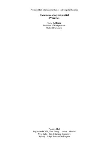 Vzaimodejstvujus c ie posledovatel'nye processy