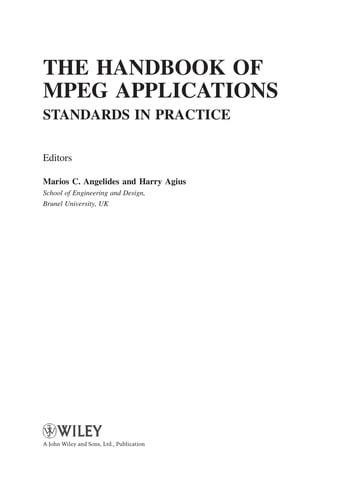 The handbook of MPEG applications
