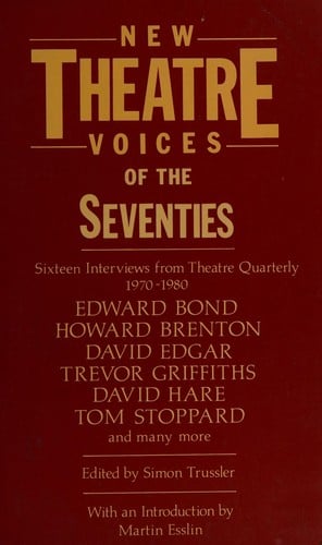 New theatre voices of the seventies