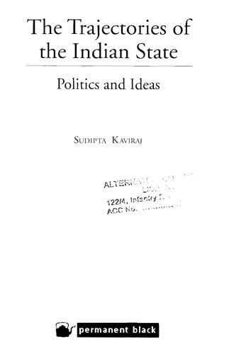The trajectories of the Indian state