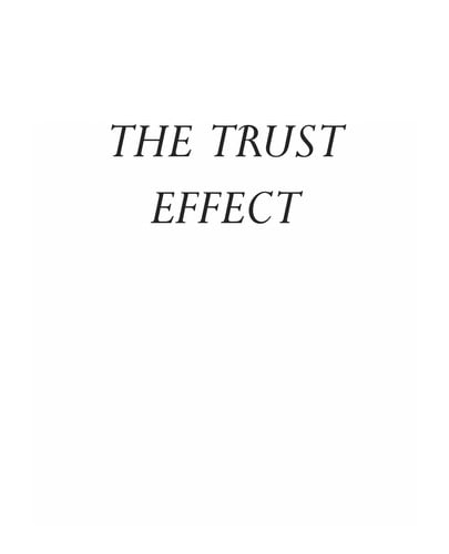 The trust effect