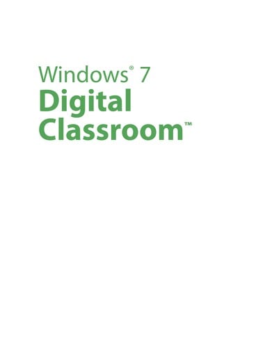 Windows 7 digital classroom