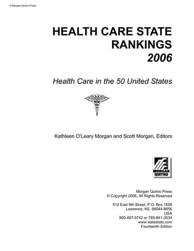 Health care state rankings 2006