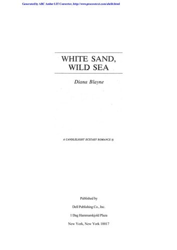 White Sand, Wild Sea