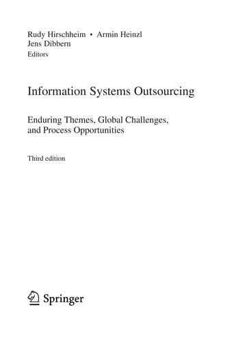 Information systems outsourcing