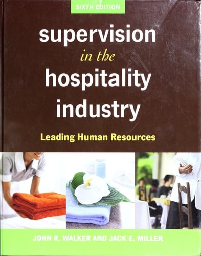 Supervision in the hospitality industry