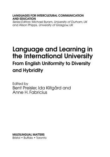 Language and learning in the international university