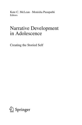 Narrative development in adolescence