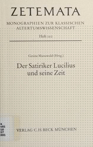 Der Satiriker Lucilius und seine Zeit