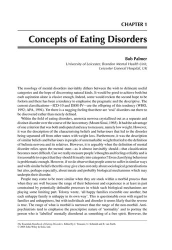 The essential handbook of eating disorders