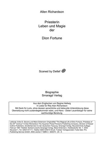 Priesterin - Leben und Magie der Dion Fortune