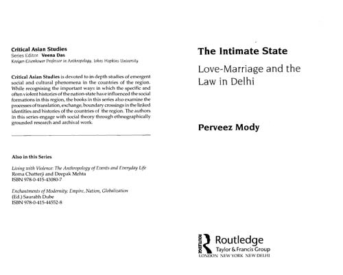The intimate state