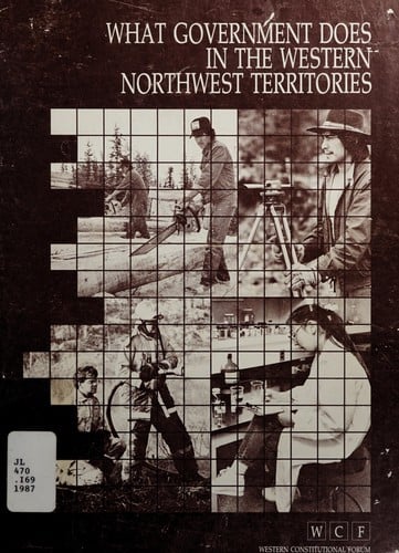 What government does in the Western Northwest Territories