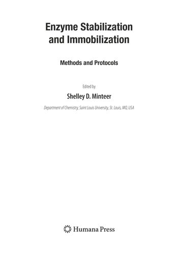 Enzyme stabilization and immobilization
