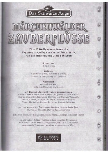 Ma rchenwa lder, Zauberflu sse