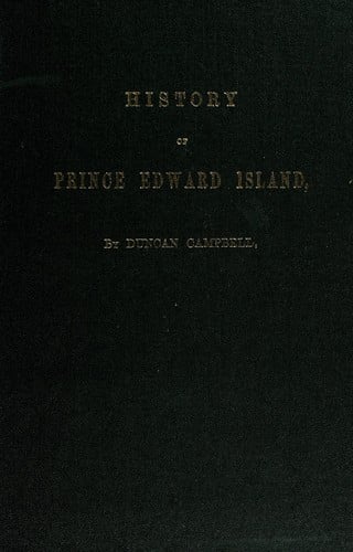 History of Prince Edward Island