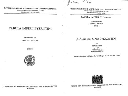 Galatien und Lykaonien