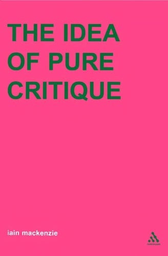 IDEA OF PURE CRITIQUE