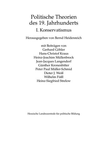 Politische Theorien des 19. Jahrhunderts