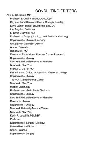 The 5-minute urology consult