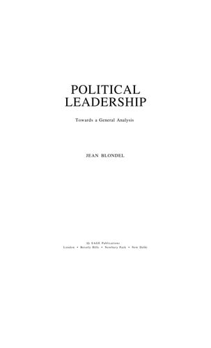 Political leadership