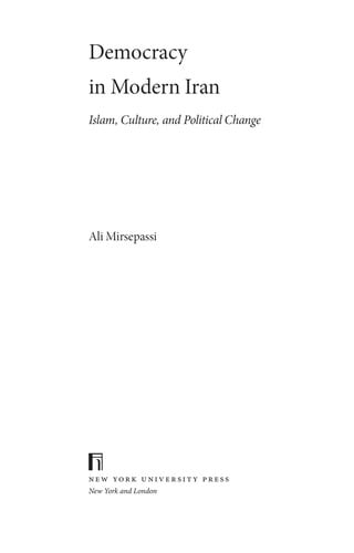 Democracy in modern Iran