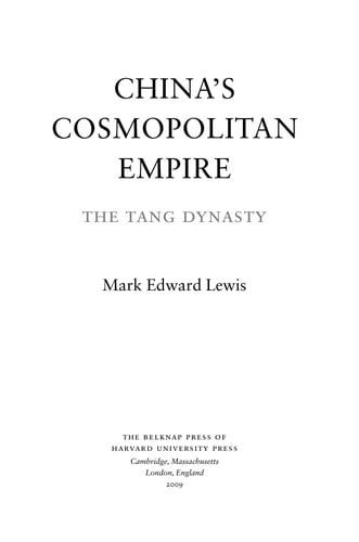 China's cosmopolitan empire