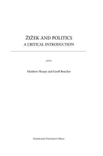 Žižek and politics