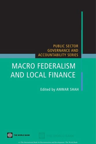 Macro federalism and local finance